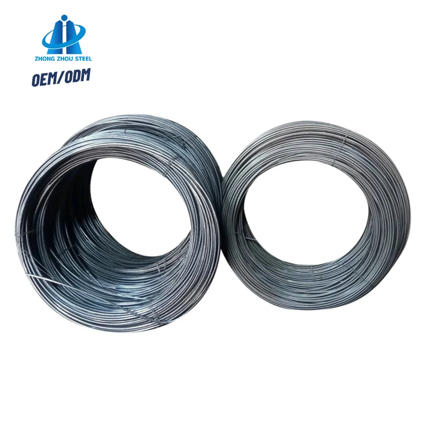 SAE1006 SAE1008 Hot Rolled Wire Rod for Construction Industry Soft and Hard Spring Wire for Metal Building Materials