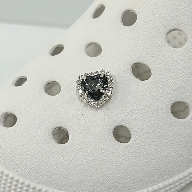 New Cross-border Rhinestone pearl chain metal shoe flower shoes floral shoe buckle