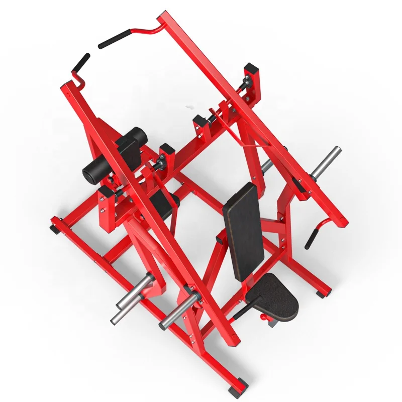 Gym Equipment Weight Machine Plate Loaded Dual Functional Iso-Lateral Chest Back For Sale