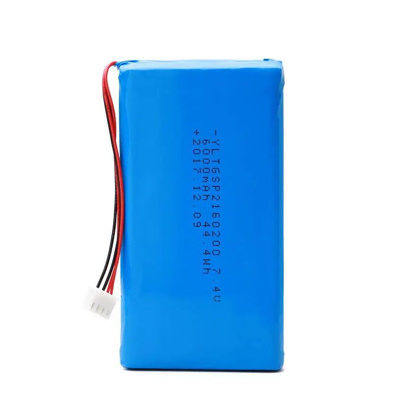 Manufacture Wholesale Price Rechargeable Lipo 2S1P lithium li ion polymer battery pack 7.4v 6000mah