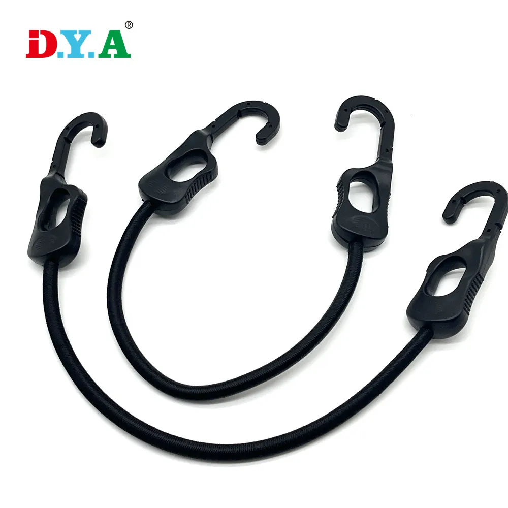 Многофункциональный резиновый шнур 8 мм с пластиковыми крючками для мотоцикла