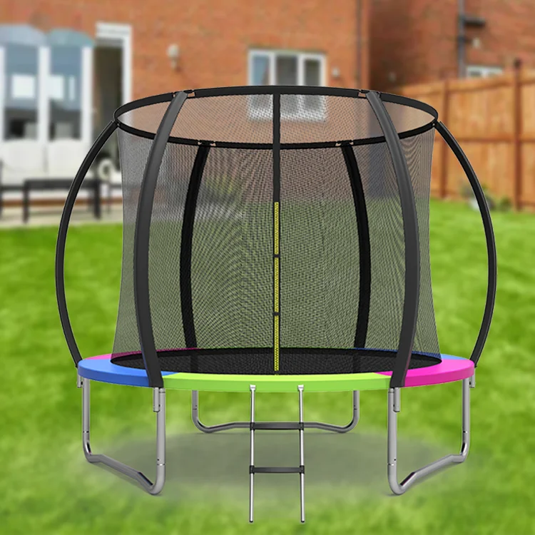 Zoshine Big Trampoline Sports Fitness Trampolines with Enclosure Net Recreational Trampolines for Outdoor Indoor