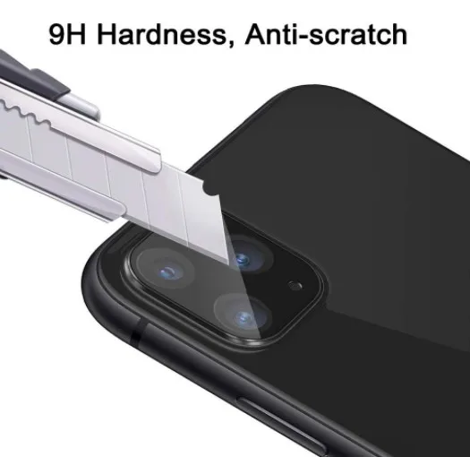 For iPhone 11 Pro/iPhone 11 Pro Max Camera Lens Protector, Clear Tempered Glass Protector For iphone 11 camera lens protector