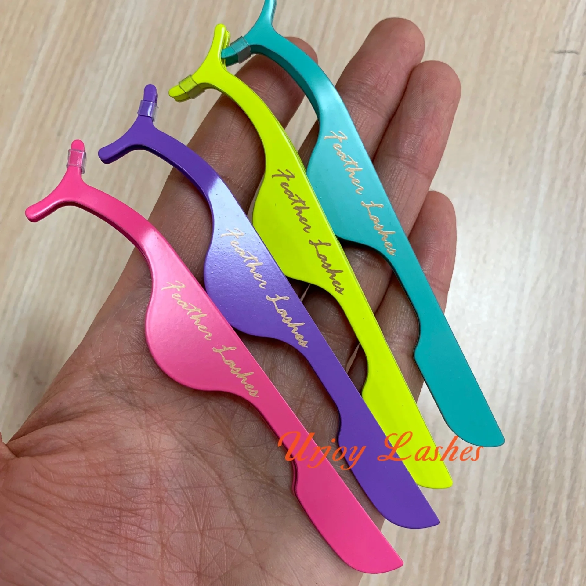 New Product Lashes make Up Tools Stainless Steel Eyelash Tweezers Personalized 3d Eyelash Tweezers