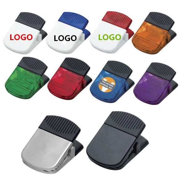 2021 NEW Wholesales custom logo card Note money Paper Clip memo Magnet Holder