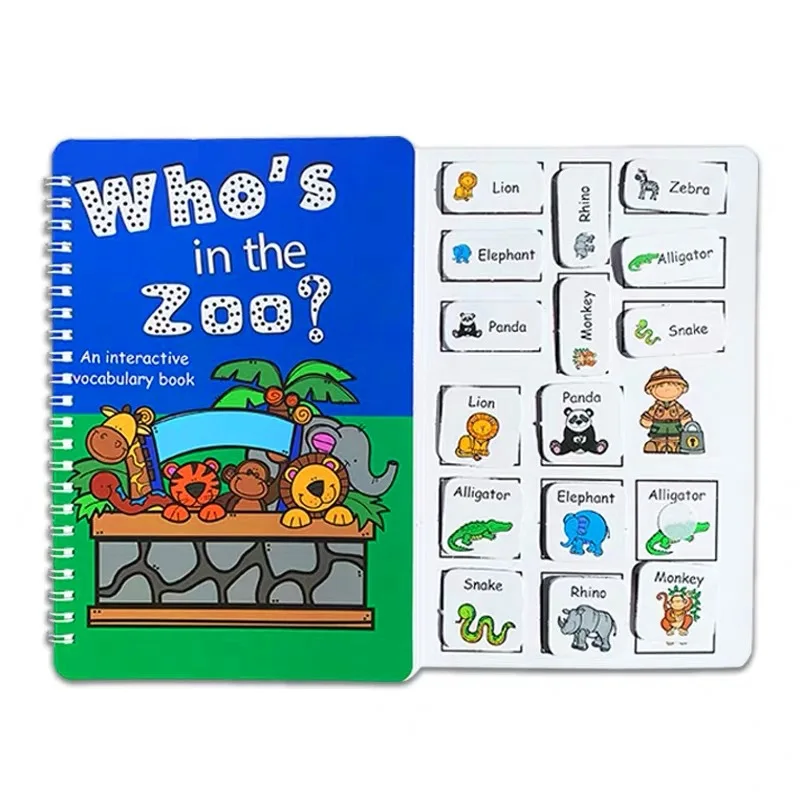 Eco- Friendly Food Grade Paper Self Publishing Kindergarten Author Custom Paper Cardboard Activity Children Busy Book Printing