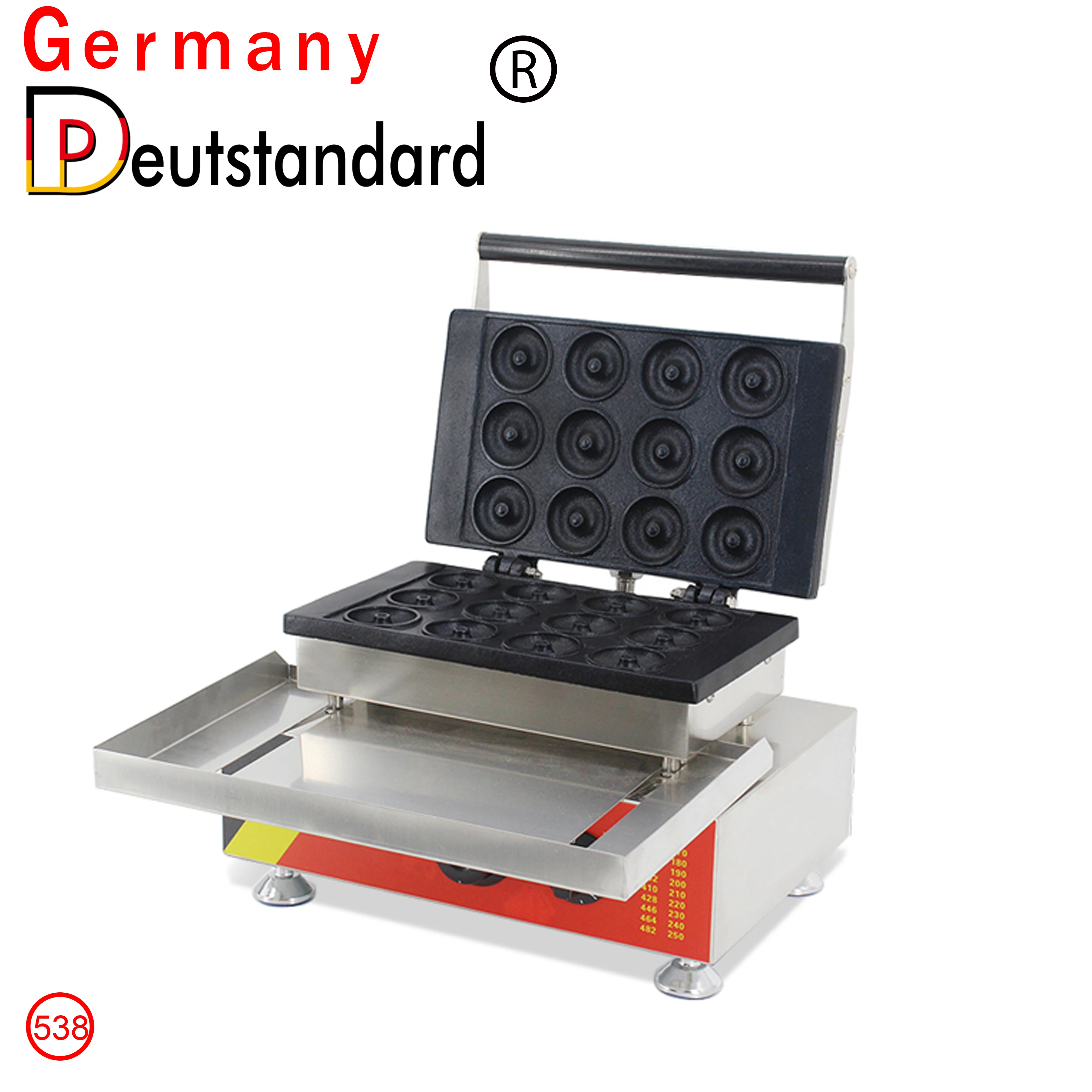 
Snack Equipment Doughnut Mini Donut Maker Machine For 12 Ring Donuts 