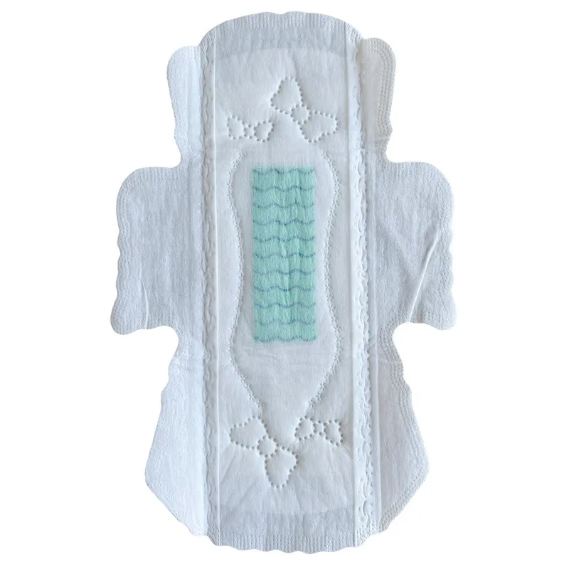 Wholesale Free Sample Private Label Organic Cotton Lady Anion Chip Super Absorption Bamboo Women Sanitary Napkins Menstrual Pads