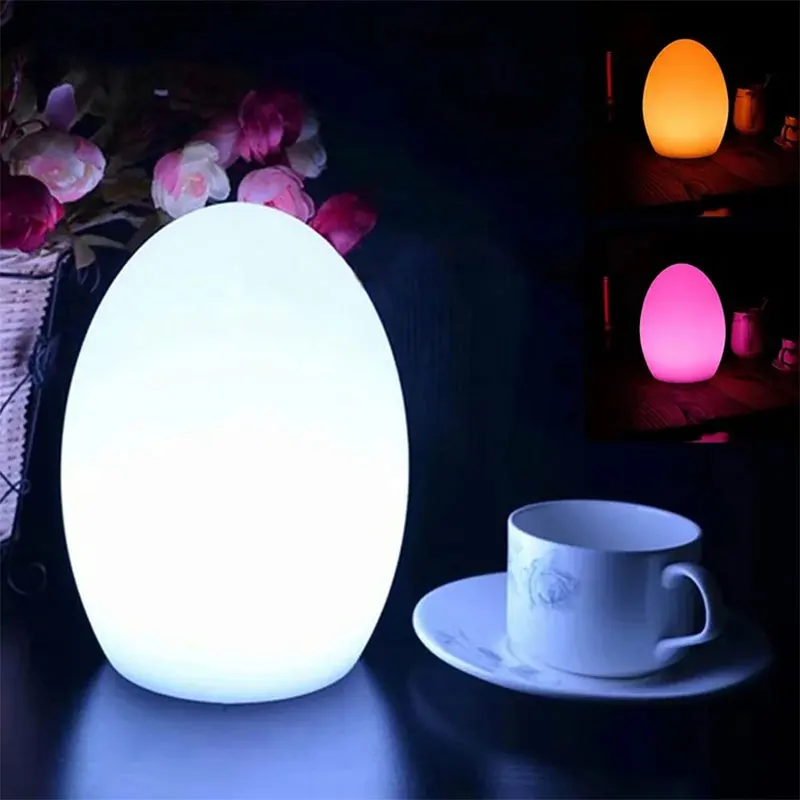 Decorative Colour Changing Egg Led Table Lamp