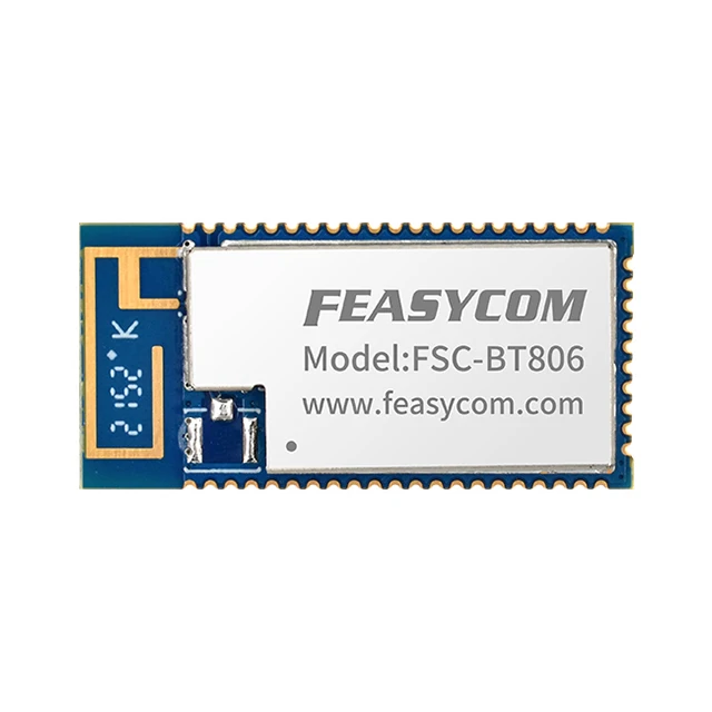 Feasycom FSC-BT806B CSR8675 Master & Slave Tx Rx BT5.0 ультра-маломощный двухрежимный SPP BLE MFI последовательный SoC Bluetooth аудио модуль