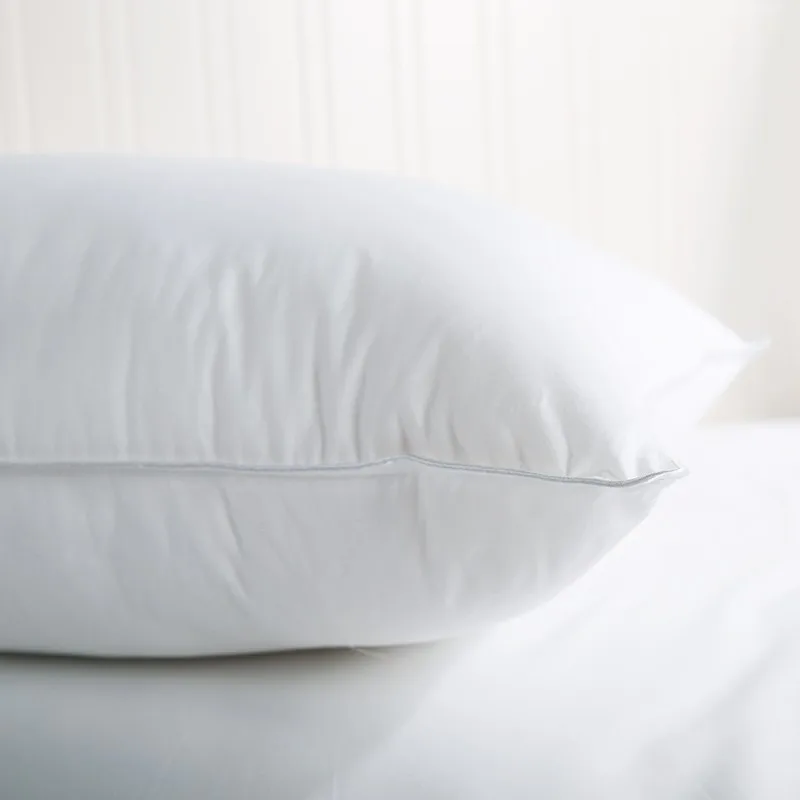 Low Allergenic Fiber Filled Polyester Anti Bacterial Treated Poly Cotton Fabric Washable Pillow Core
