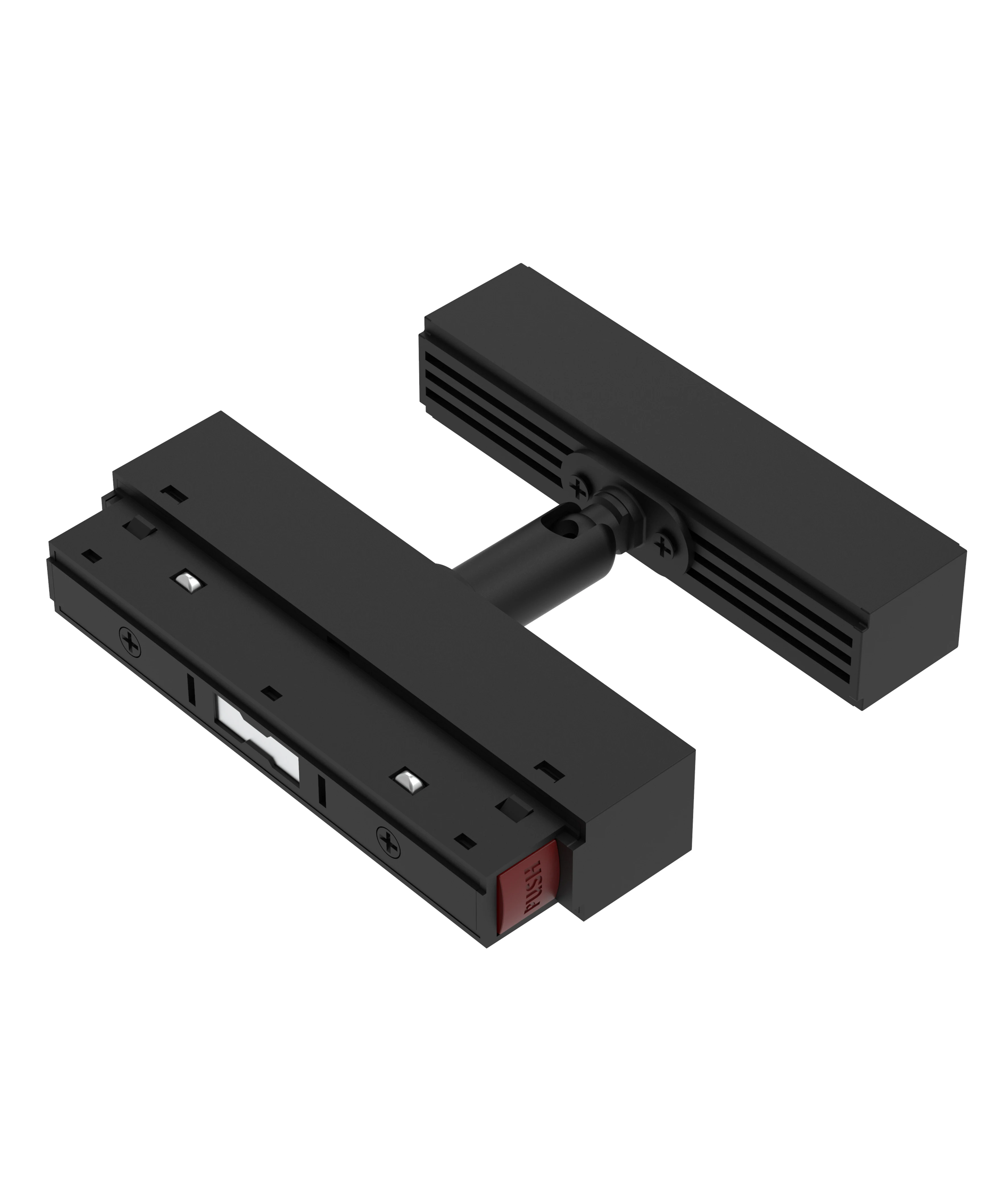 Track light magnetic power track international socket with led light slim track light