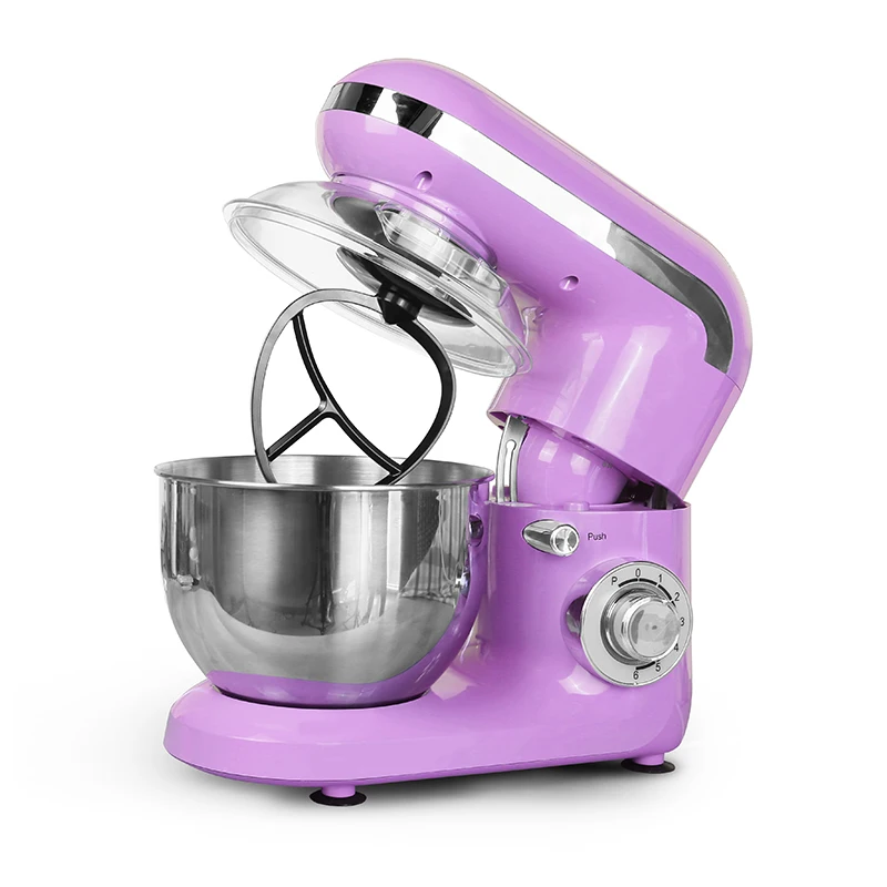800w 5 Liter Mini Electric Kitchen Multi-function Dough Stand Mixer With Rotating Bowl Food Mixers Cake Mixer Machine
