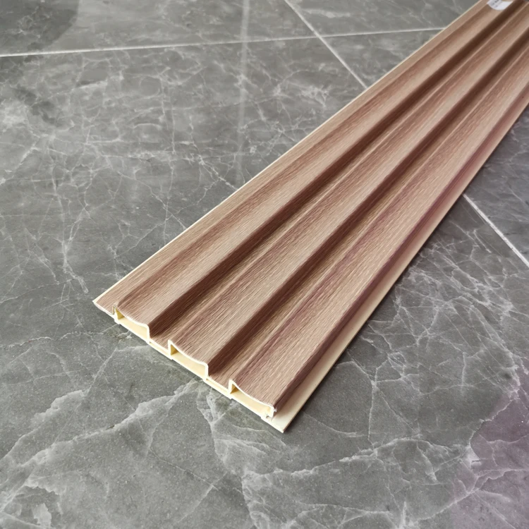 Hot sales pvc wpc wood grain wall and ceiling decorative  wainscoting panel