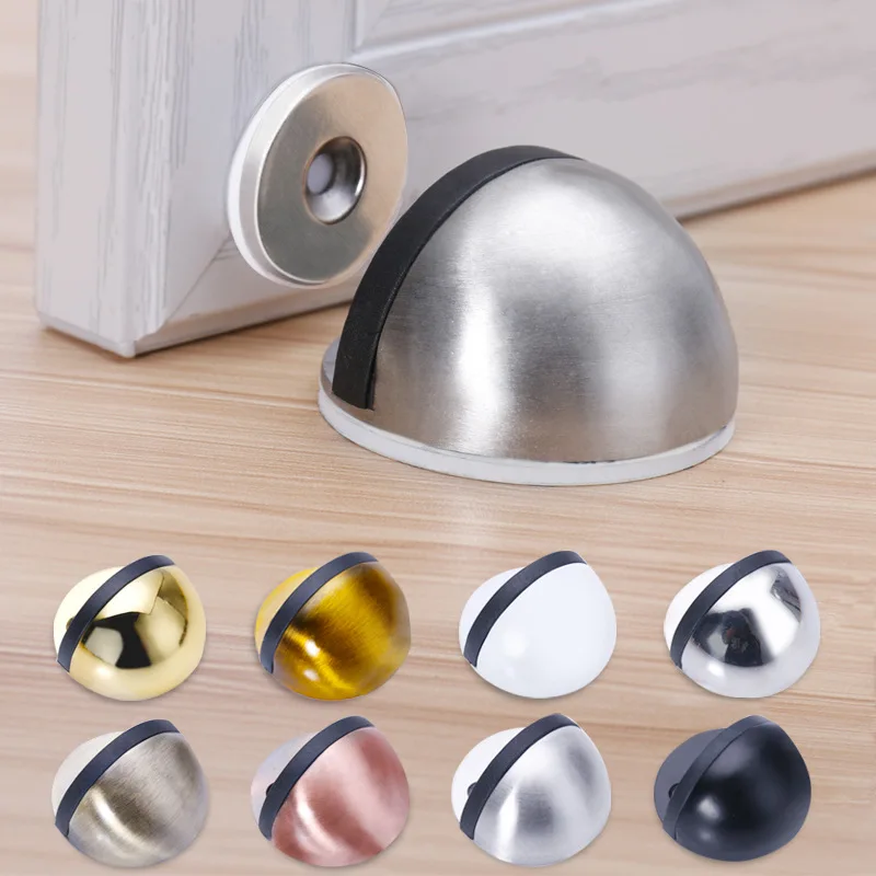 Furniture Door Accessories Stainless Steel Half Round Door Stopper