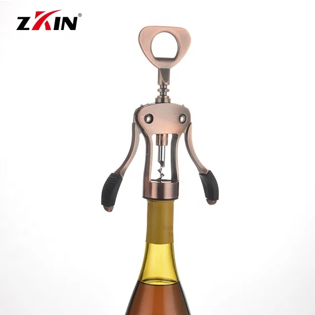 Wing Corkscrew Wine Opener, Wine Corkscrew and Bottle Opener With Bonus Wine Stopper in a Deluxe Present