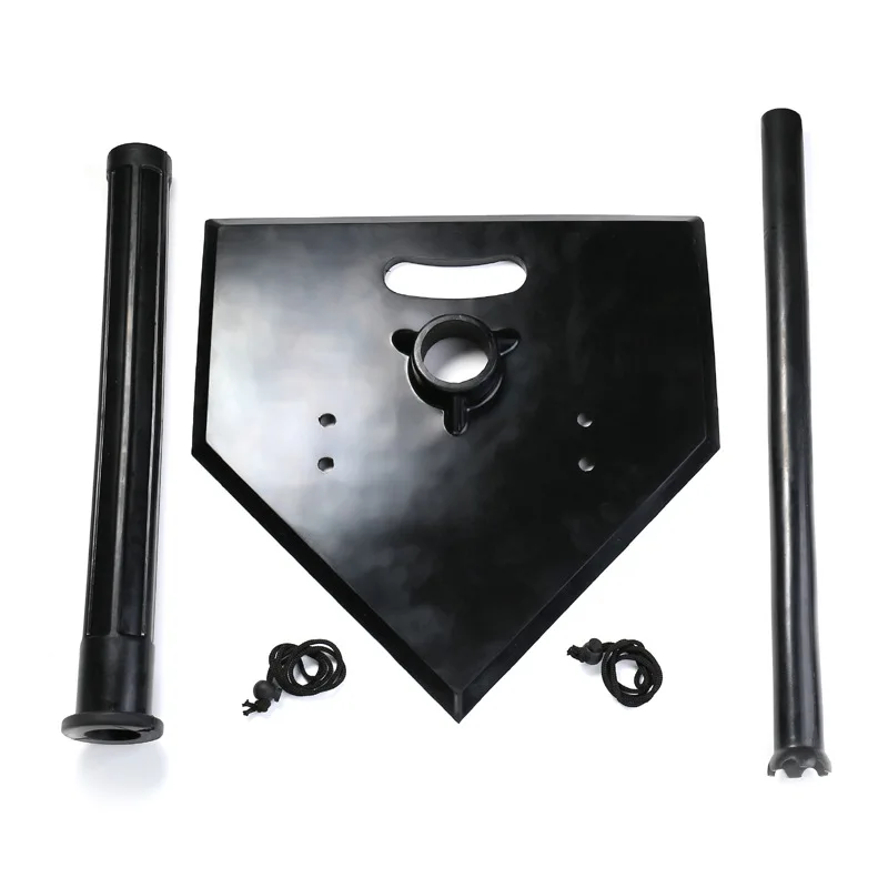 High quality vulcanized rubber heavy duty adjustable 47-100cm baseball batting tee for training