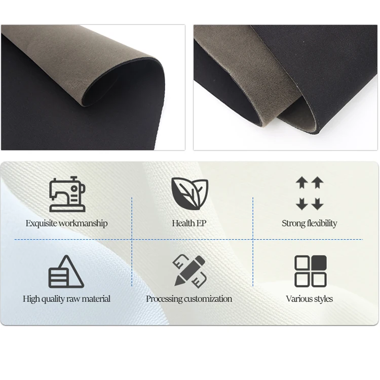 Best-Selling Manufacture Quality sponge flocking composite fabric neoprene fabric for clothing