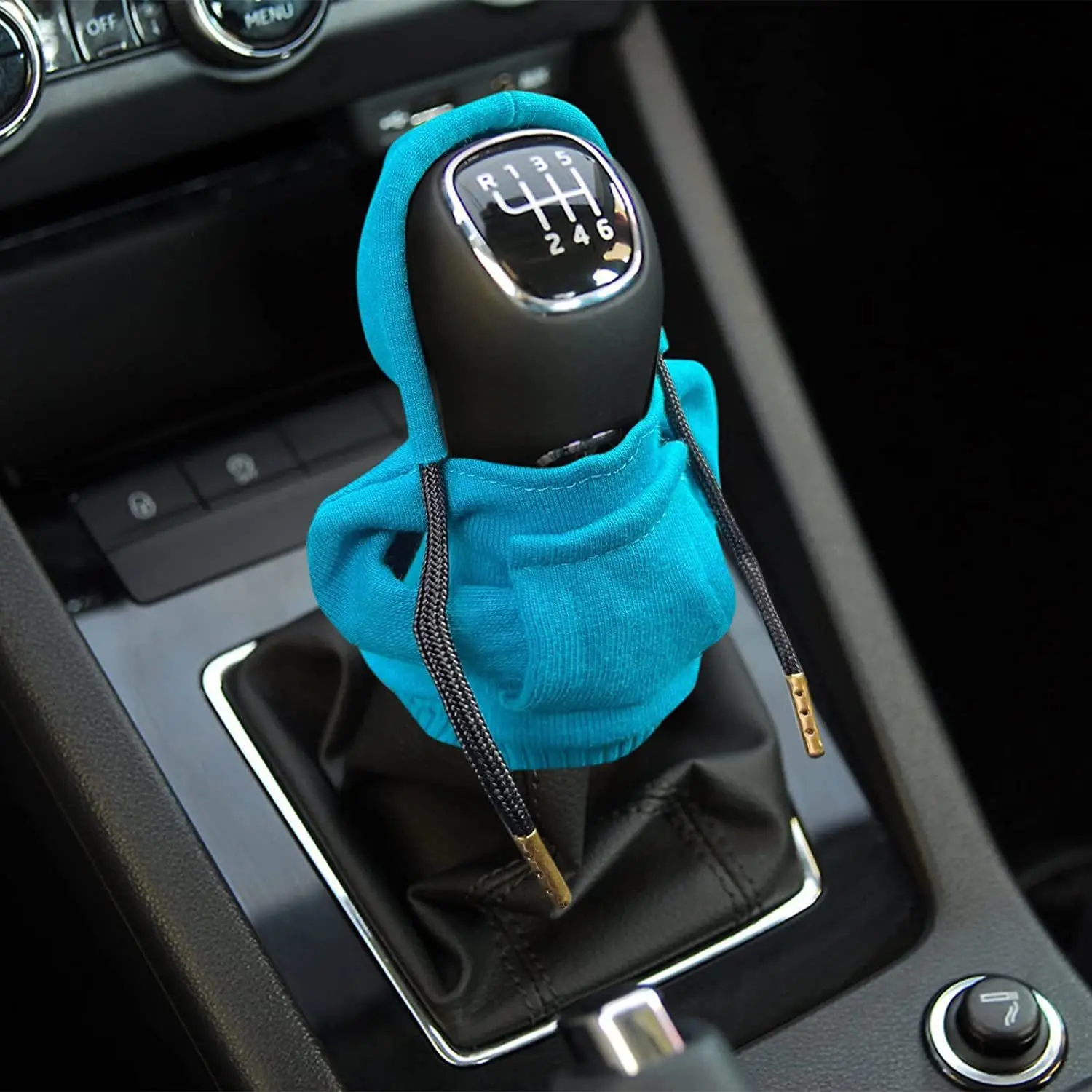 Fashion Hoodies Car Gear Shift Knob Cover Manual Handle Gear Shift Decor Hoodie Covers Automatic Car Interior Accessories