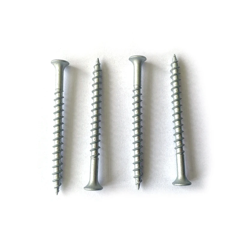 Ready To Ship And OEM Silver Decking Screw For Wood #10* 2 1/2 Flat head Phillips Drive Decking screw