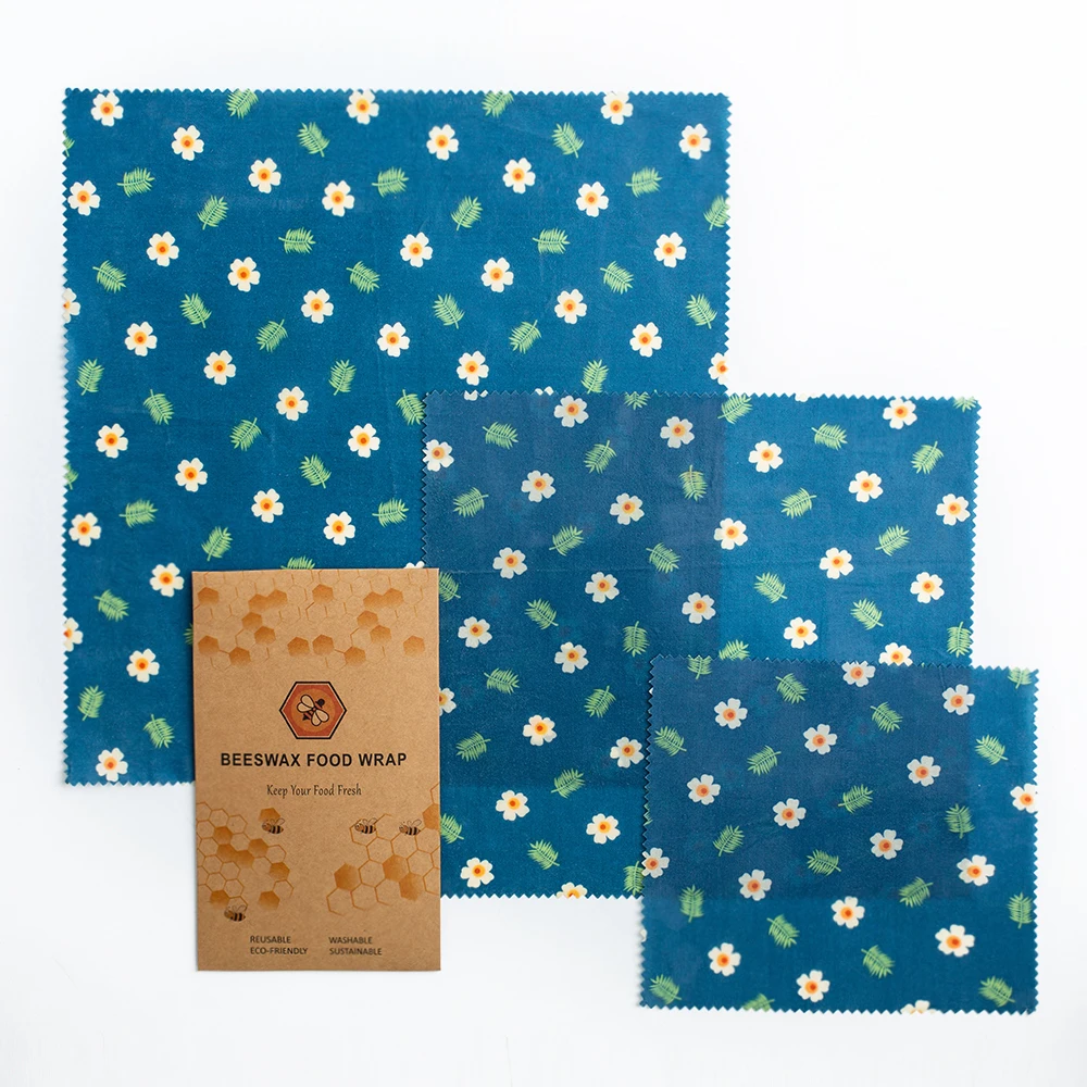 
Eco Friendly Reusable Beeswax Food Wrap Sustainable Zero Waste 