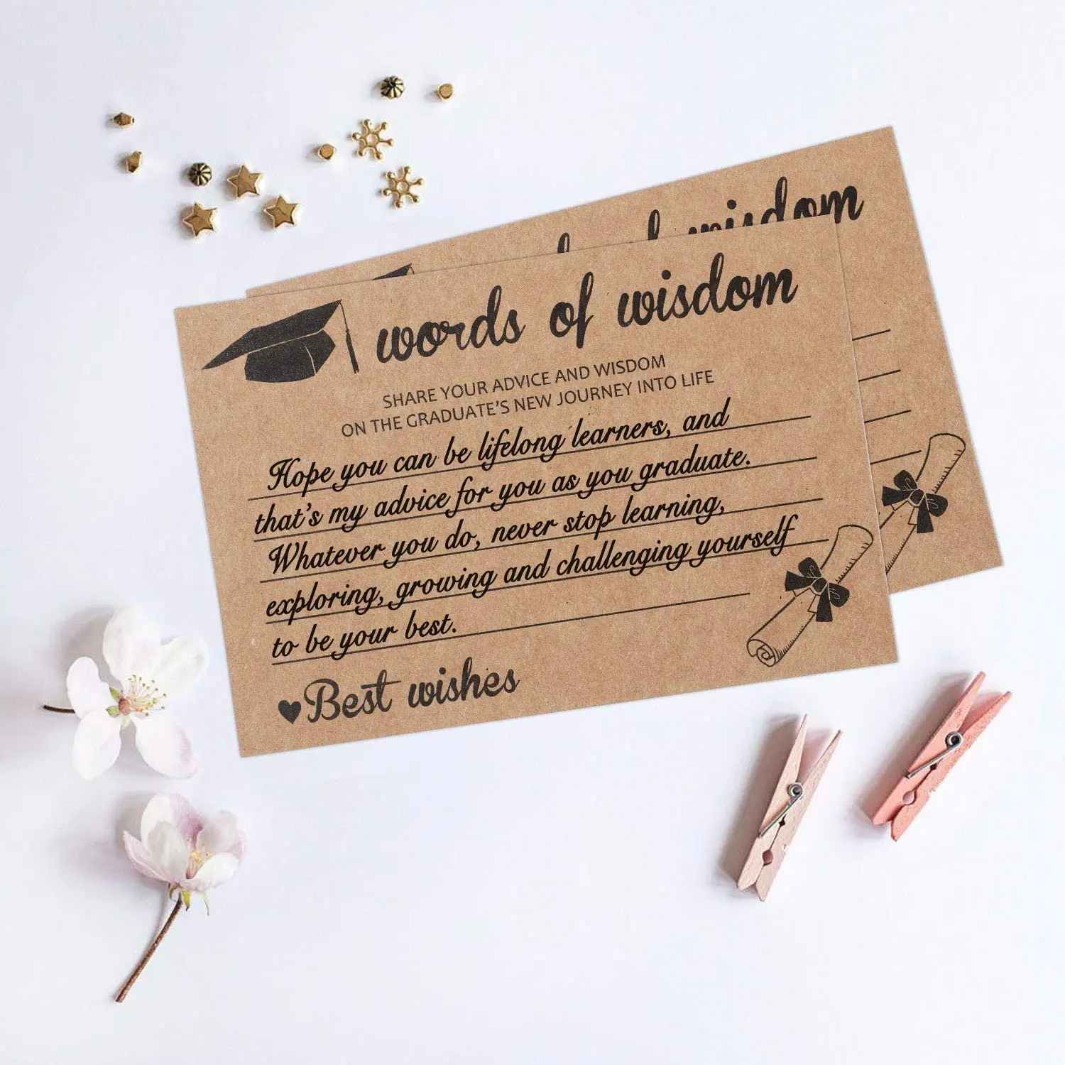 Myway Graduation Party Invitation Cards Thank You Cards for Ceremony Game Activities Party Supplies