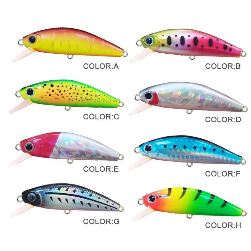 High Quality Japan Bionic Hard Bait 75mm 10.5g Super Long Cast Sinking Minnow Artificial Fishing Lures