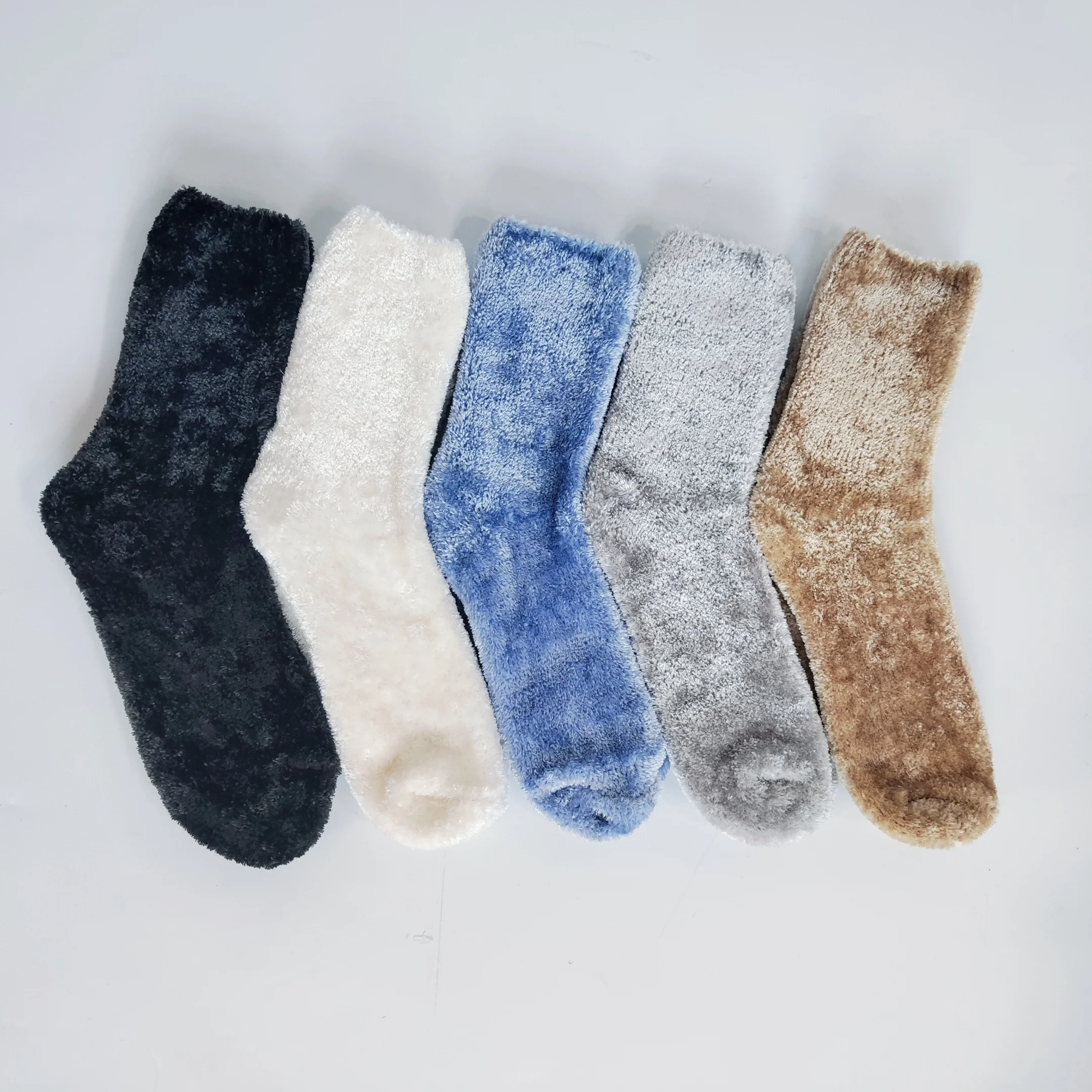 OEM Super Soft Hot Sell Feather Fluffy Indoor Women Men Cozy Socks Floor Winter Socks