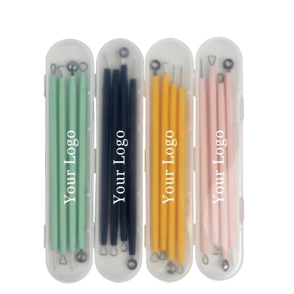 Double-end  Comedone Extractor Pimple Pin Acne Needle Blackhead Remover Tool Set for Facial Cleaning