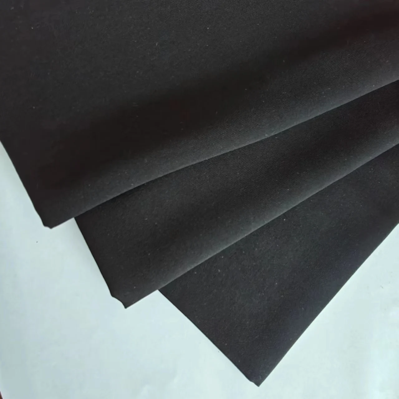 ABAYA WOOL PEACH FABRIC MUSLIM WOMAN DRESS NIDA BLACK CHIFFON FABRIC 120 GSM FOR DUBAI FEMALE DRESS GARMENT