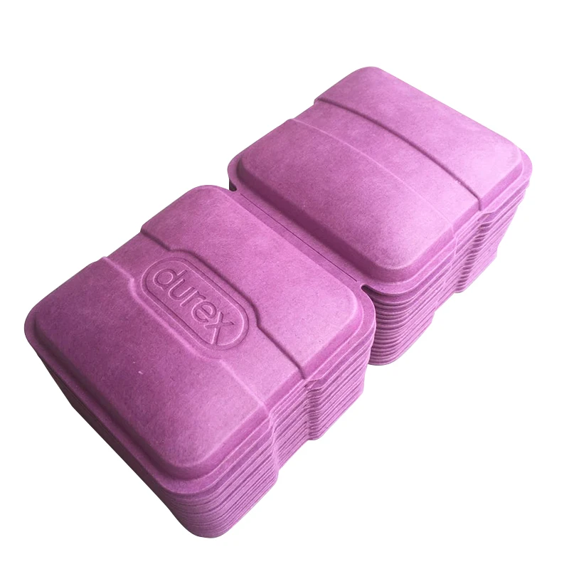 Small Square Promotional Pulp Paper Box Diy Gift Condom Packaging Box Printing Paper Box Packaging Customized Customizable OEM