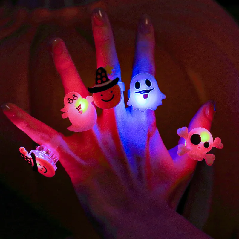 Wholesales Halloween Children Toy with Led Holiday Gift Flash Party Toy Capsule Toy For Vending Machine