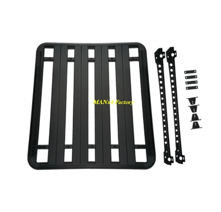 MANx4 Aluminum Alloy Flat Roof Rack For Mitsubishi Triton L200 15-22 MQ MR