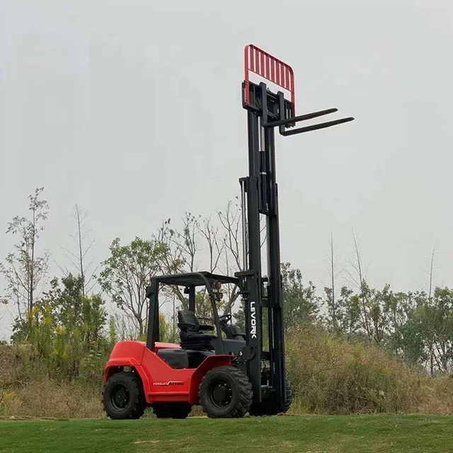 LEVORK new type Factory price  2.5ton 3.5 ton 2WD 4WD Small Rough Terrain Forklift