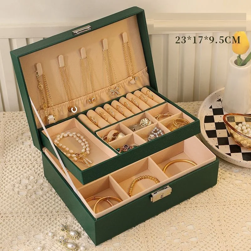 New Multi-layer Large Capacity High-end Earring Storage Box,Necklace Storage Box,Jewelry Storage Box