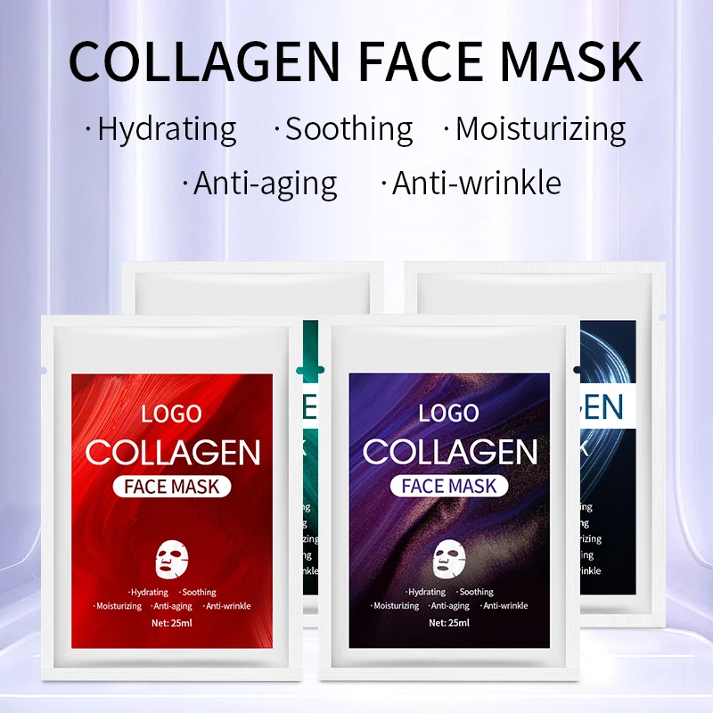 Private Label Oem Korean Beauty Skin Care Moisturizing Repair Collagen Brightening Mask