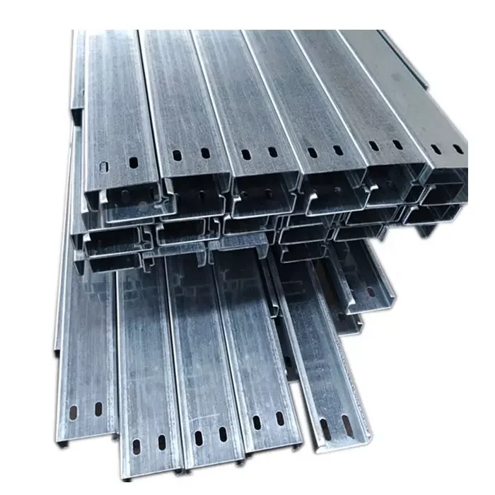 Light Weight 150mm C Section Purlins Cold Formed Galvanized C Steel Purlins