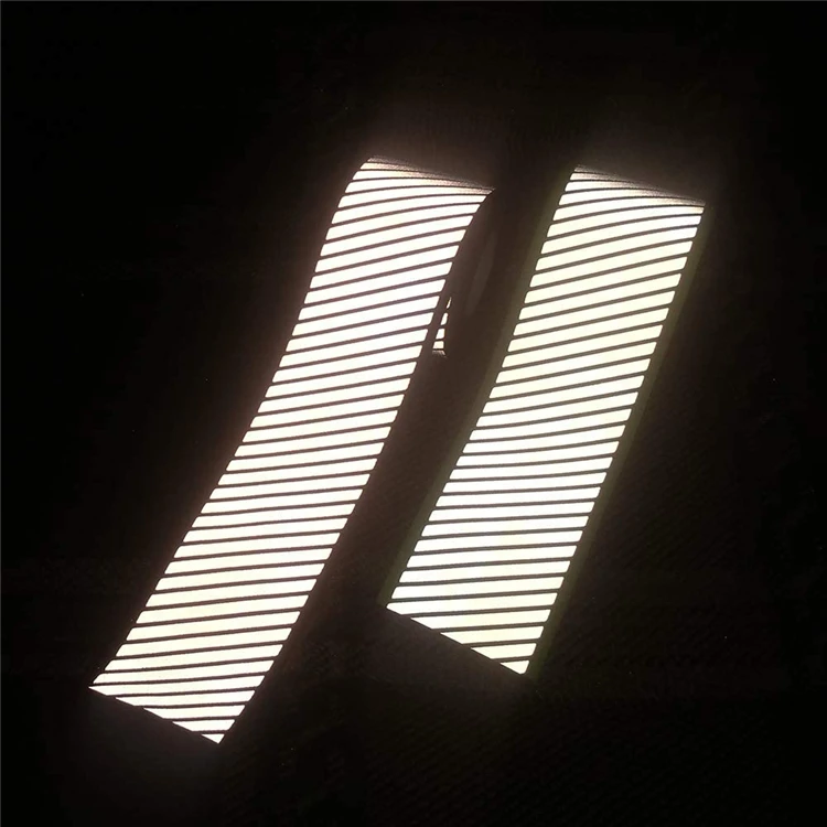 Custom Die Cut Vinyl Stickers Heat Transfer Reflective Strip Segmented Heat Transfer Reflective Tape for Garments
