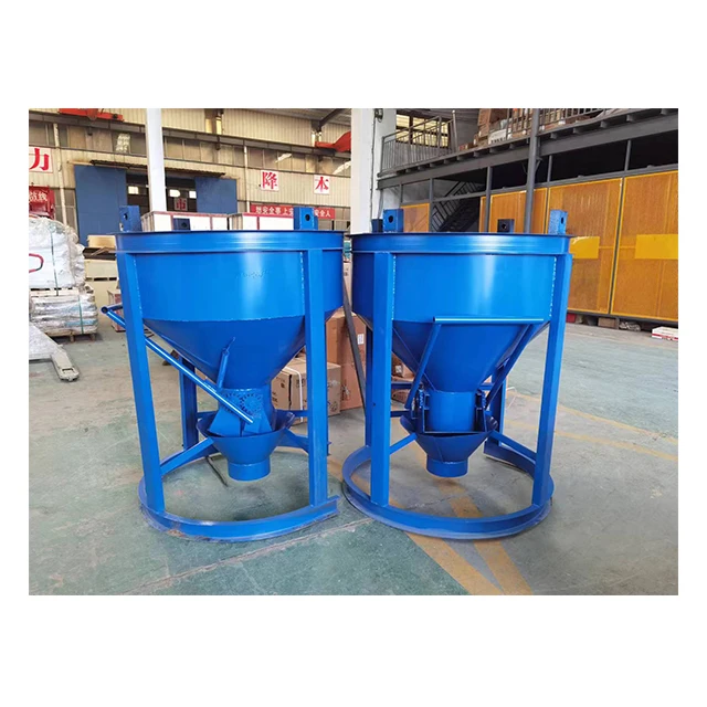 Round Bucket Inclined Bucket Concrete Cement Hopper Using In Large Scale Construction