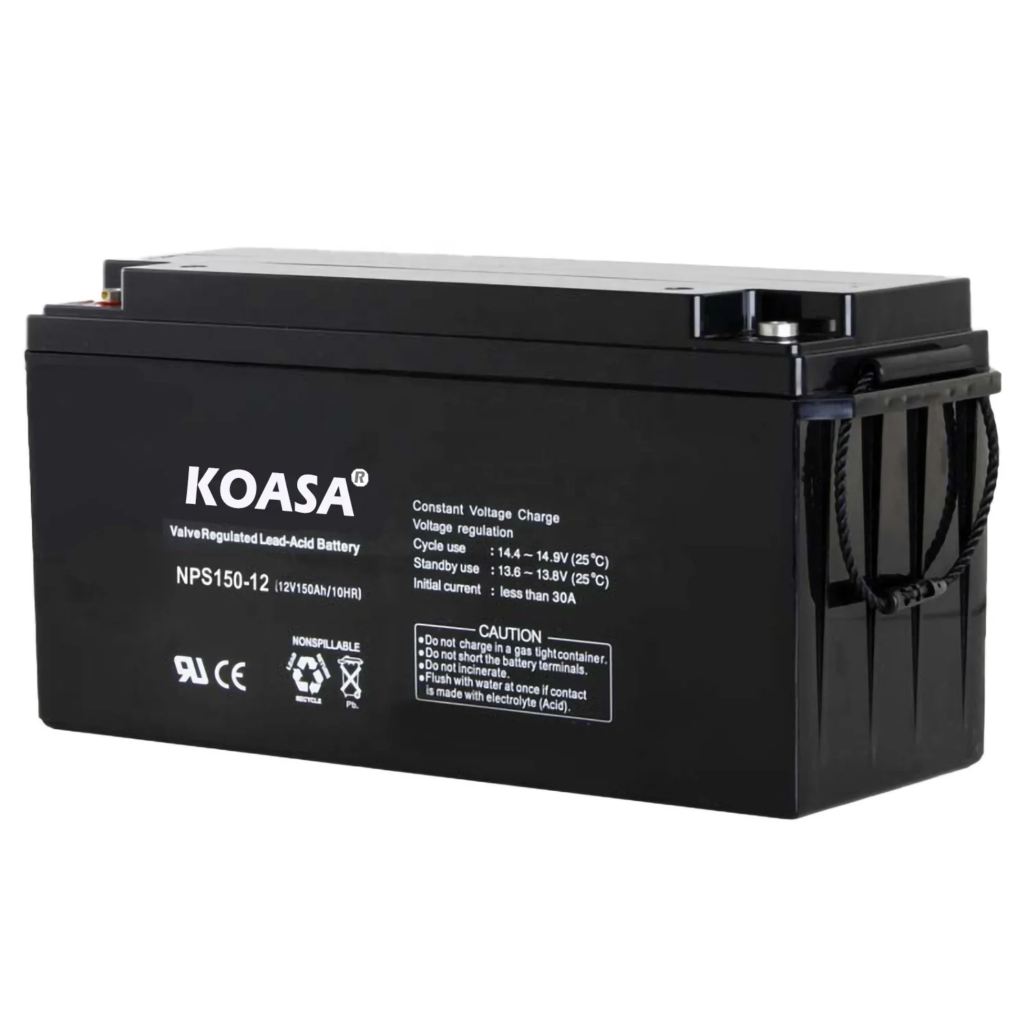 Surging Power Life KOASA 12V150AH NP150-12 Deep Cycle Battery Solar Battery Lead Acid Battery For Solar Energy Storage Systems