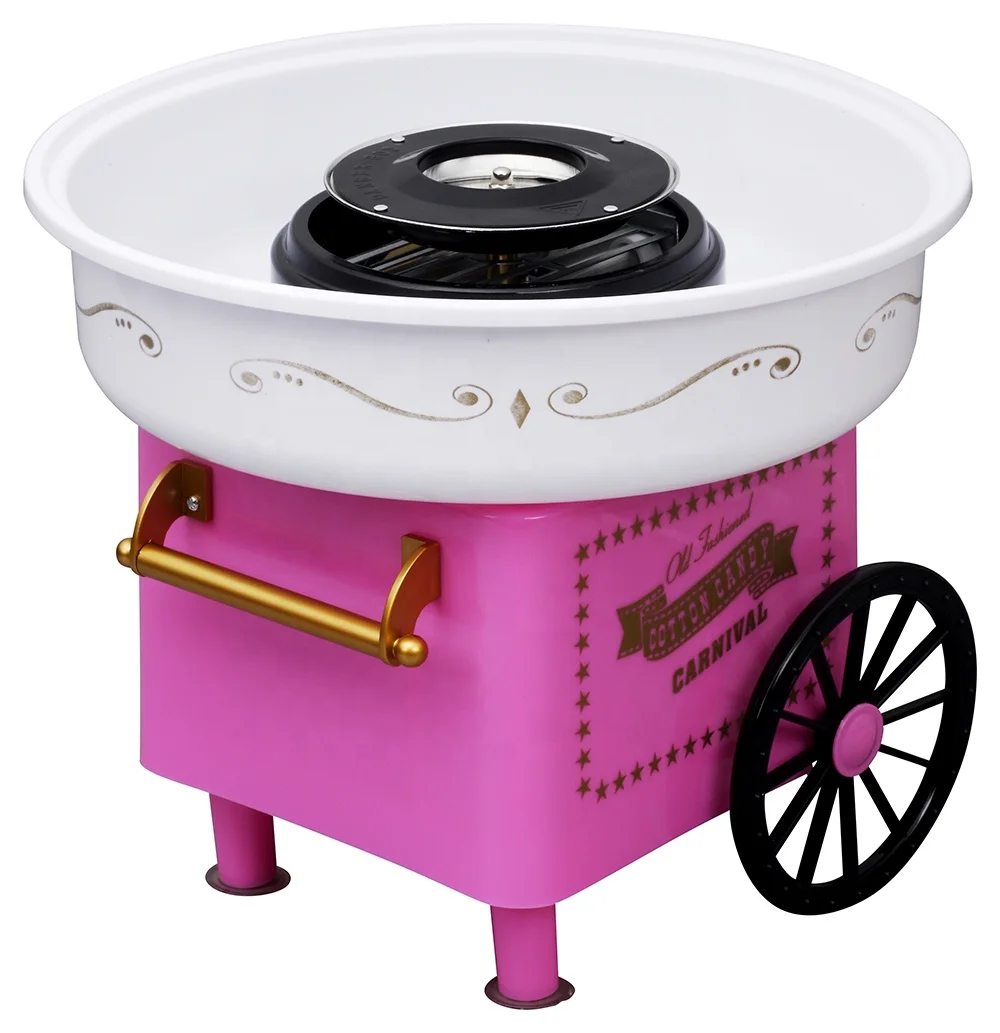 sugar Cotton Candy Maker Hot Sale Carnival Style machine for home use Christmas Gift cotton candy machine