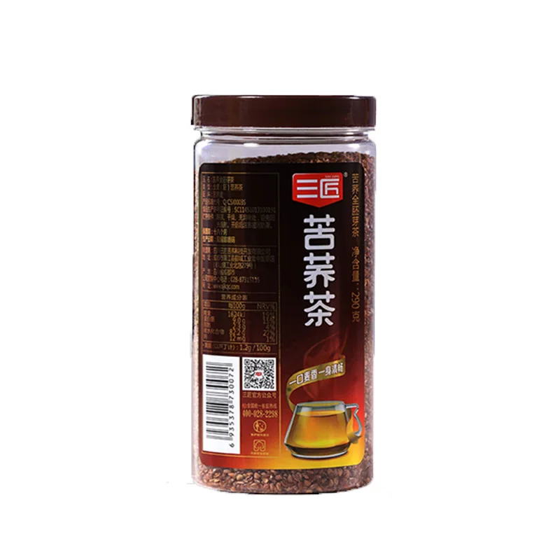 Private label Sanjiang 290g Whole-embryo roasted Tartary Buckwheat Flavored Tea