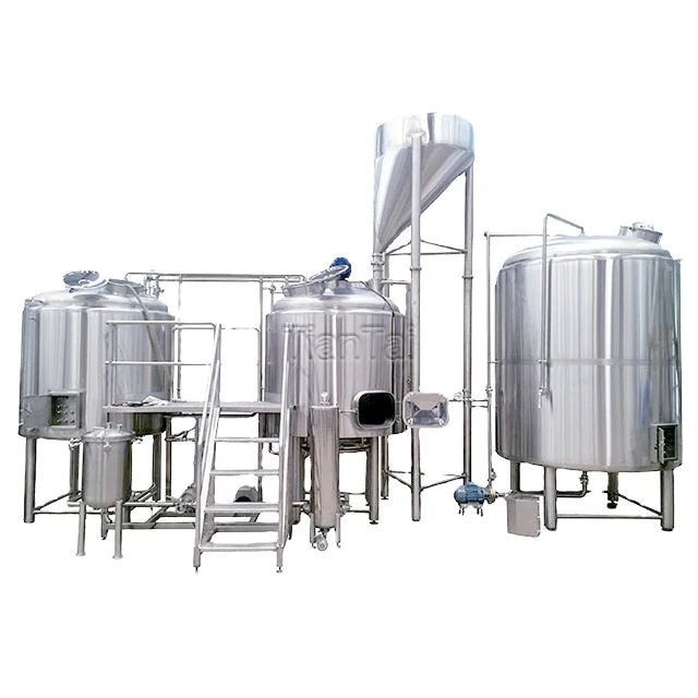 1000L Turnkey Beer Brewing System Brewery Microbrewery Equipment For Brew Pub