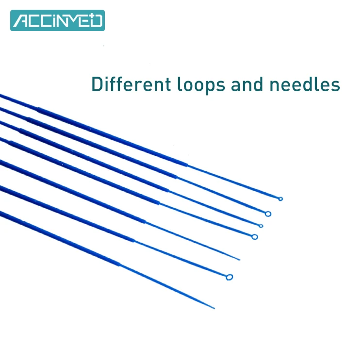 Lab Disposable Handle Plastic Sterile Inoculation Loops 1ul