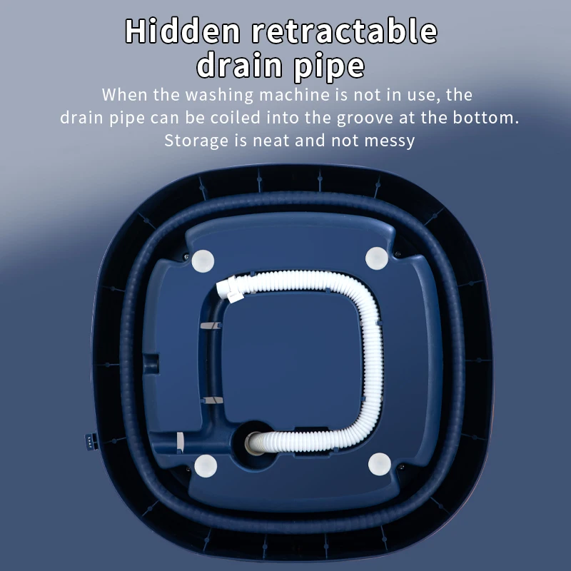 12L Underwear Socks Fully-automatic Electric Foldable Tub Laundry Washer Portable Mini Folding Washing Machine With Spin Dry