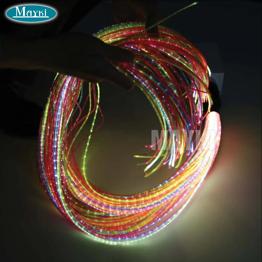Handheld Multicolor Sensory Bundle UV Sensory Optic Fiber Lighting Kits Toys for Autism Children