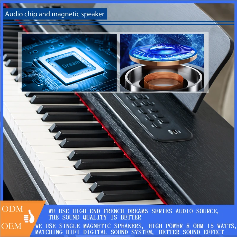 88 клавиши пианино электронный mid пианино м аудио игроком самостоятельно пианино цифровая клавиатура teclado музыкальный