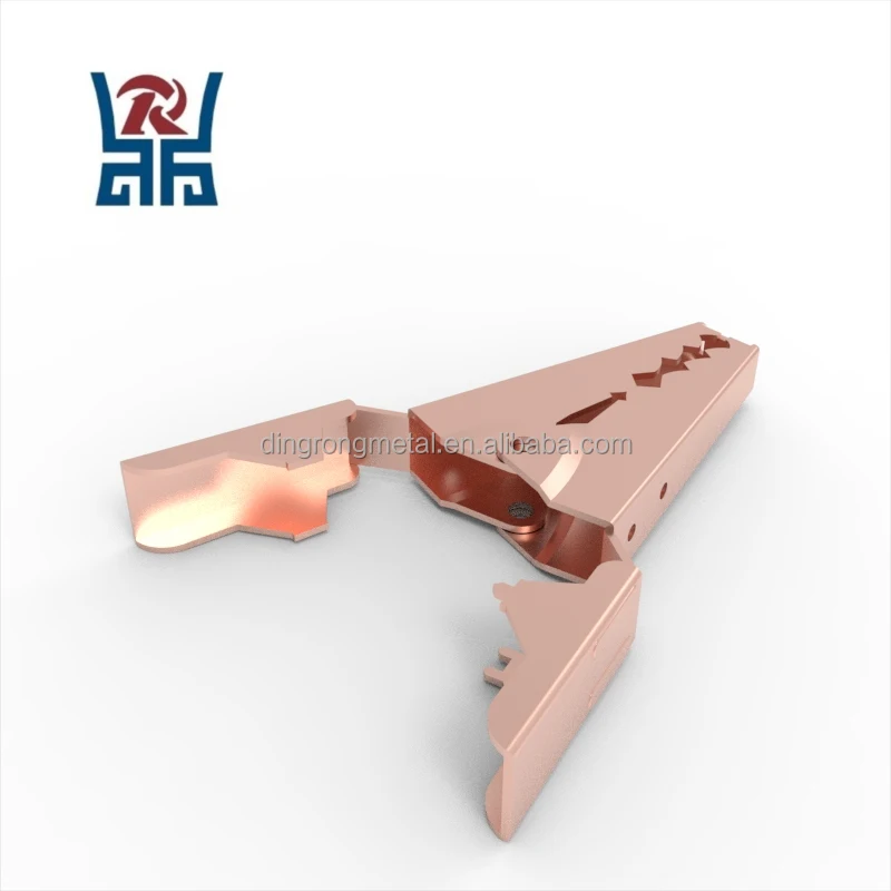 OEM Copper Alligator Clips High-pressure Test Wire Clip Crocodile Clamps for Laboratory Electric Testing Work