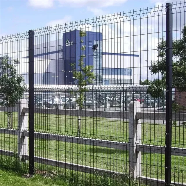 3D Curved Welded Wire Mesh Fence Panel Outdoor Metal Garden & Sports Fencing for Driveway Gates and Accessories