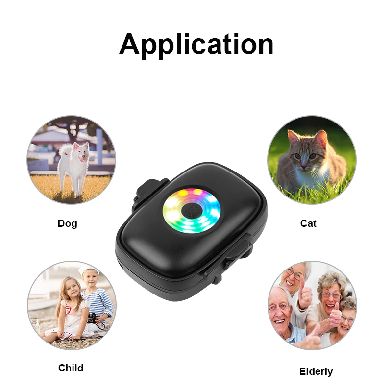 GF07 GPRS Pet GPS Mini Locator Anti Lost Recording Tracking Tracker Christmas Watch Space Motorcycle Black Valentine Business